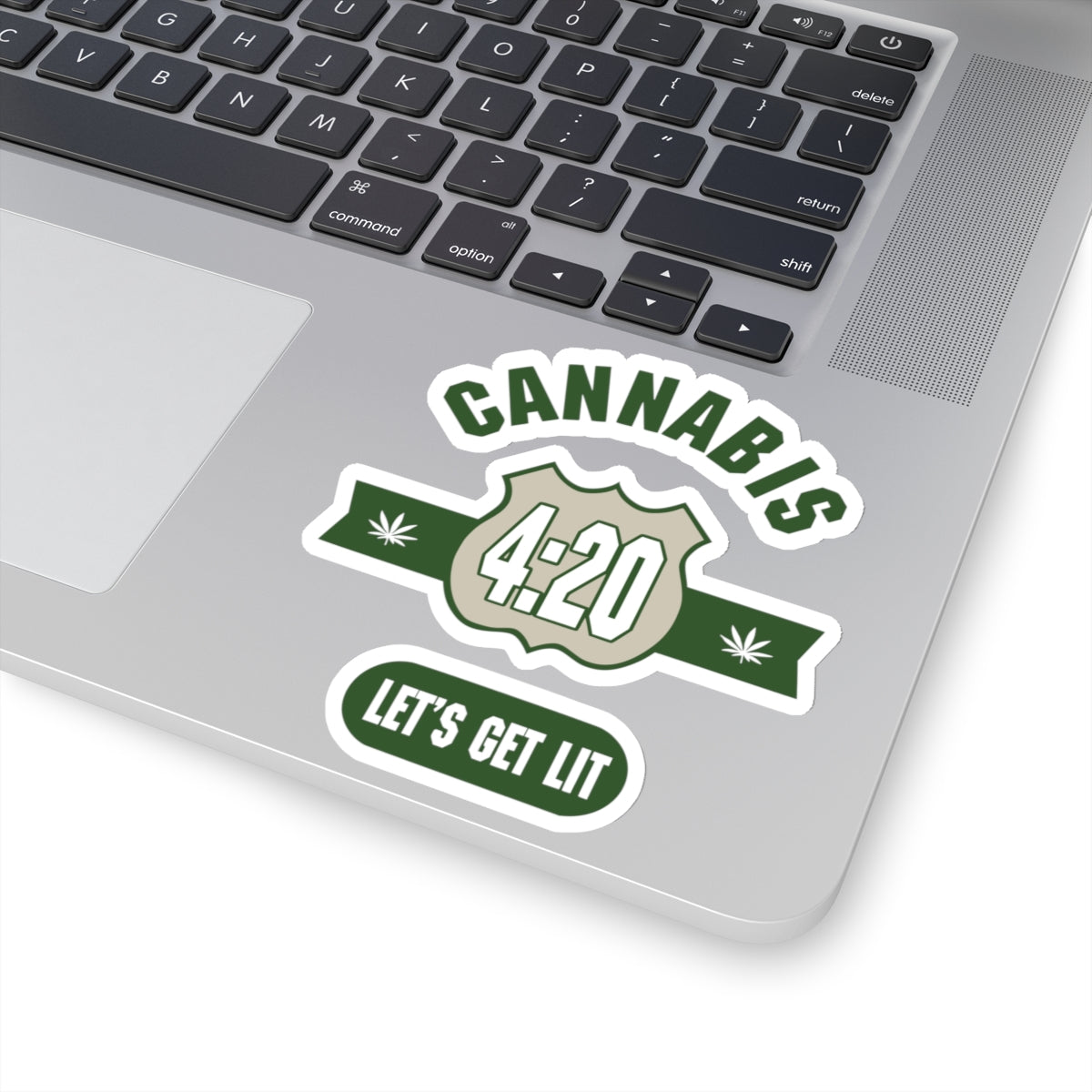 420 Let's Get Lit Kiss-Cut Stickers