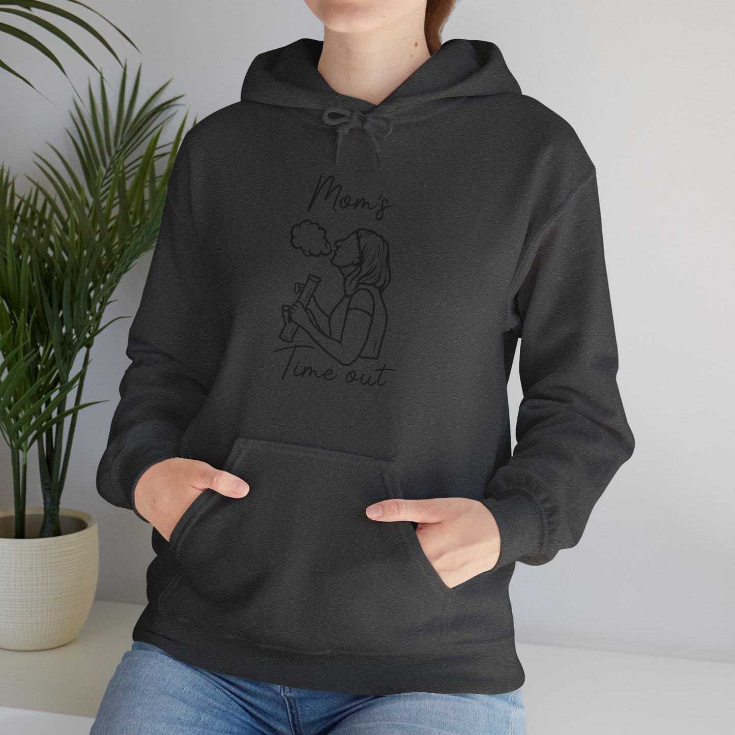 MOM'S TIME OUT - Unisex Heavy Blend™ Hooded Sweatshirt