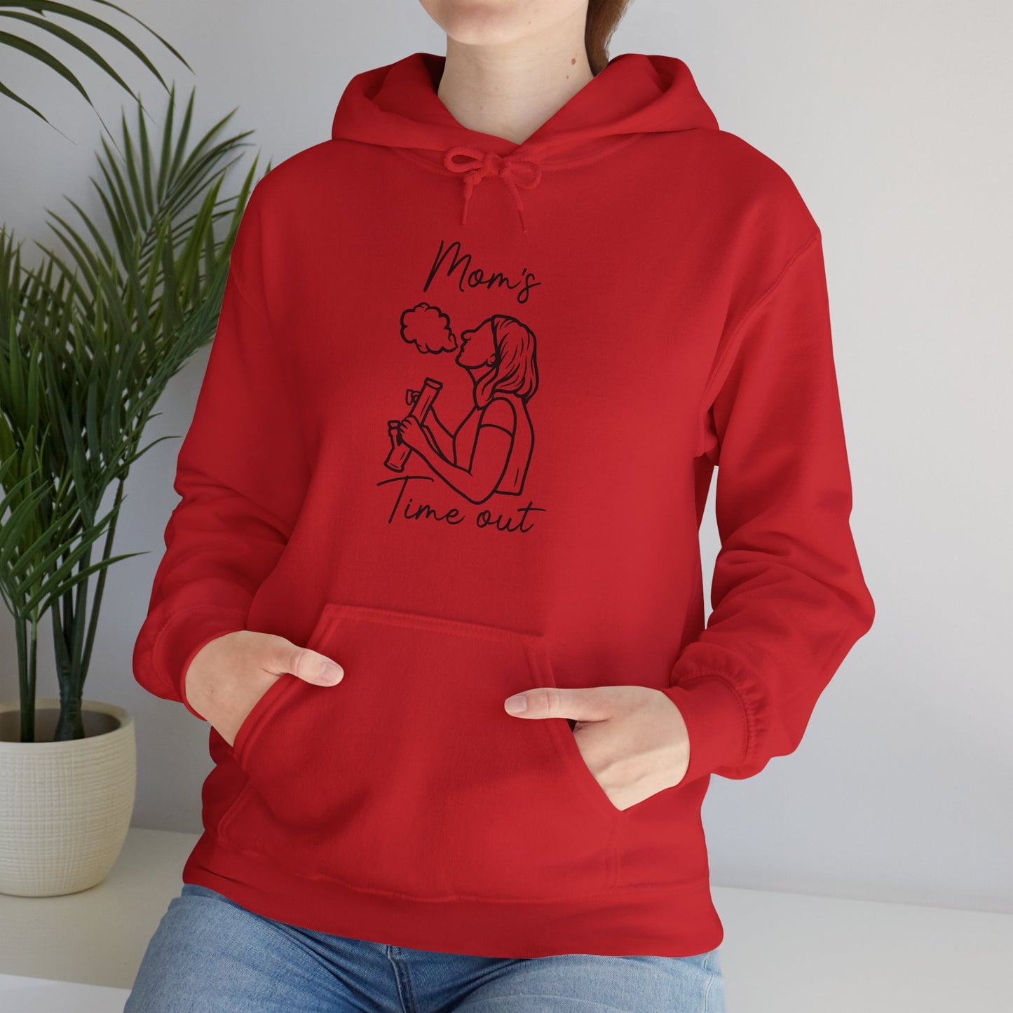 MOM'S TIME OUT - Unisex Heavy Blend™ Hooded Sweatshirt