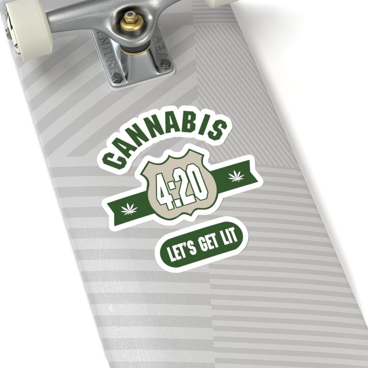 420 Let's Get Lit Kiss-Cut Stickers