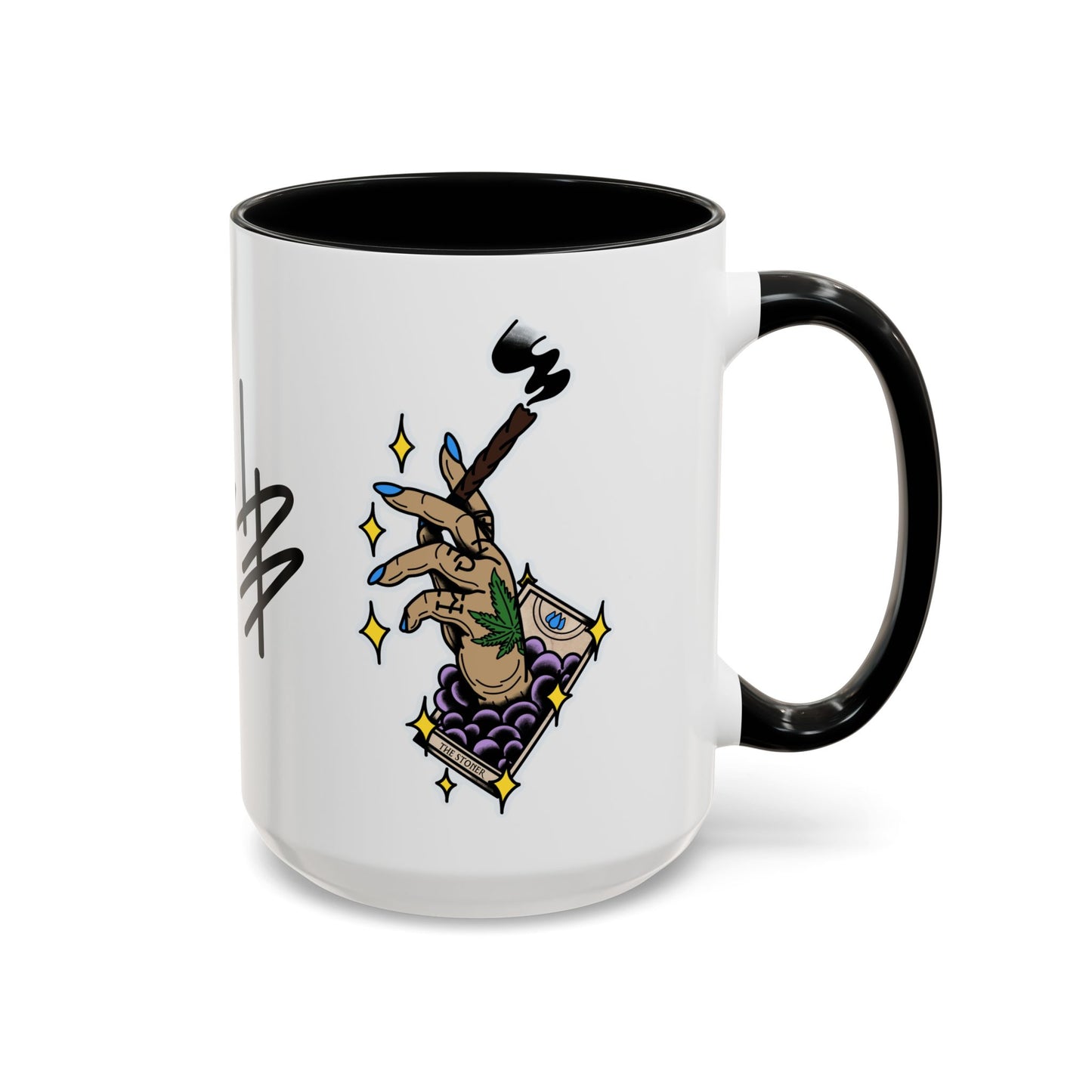 HJAR TAROT - THE STONER -  Accent Coffee Mug, 11oz