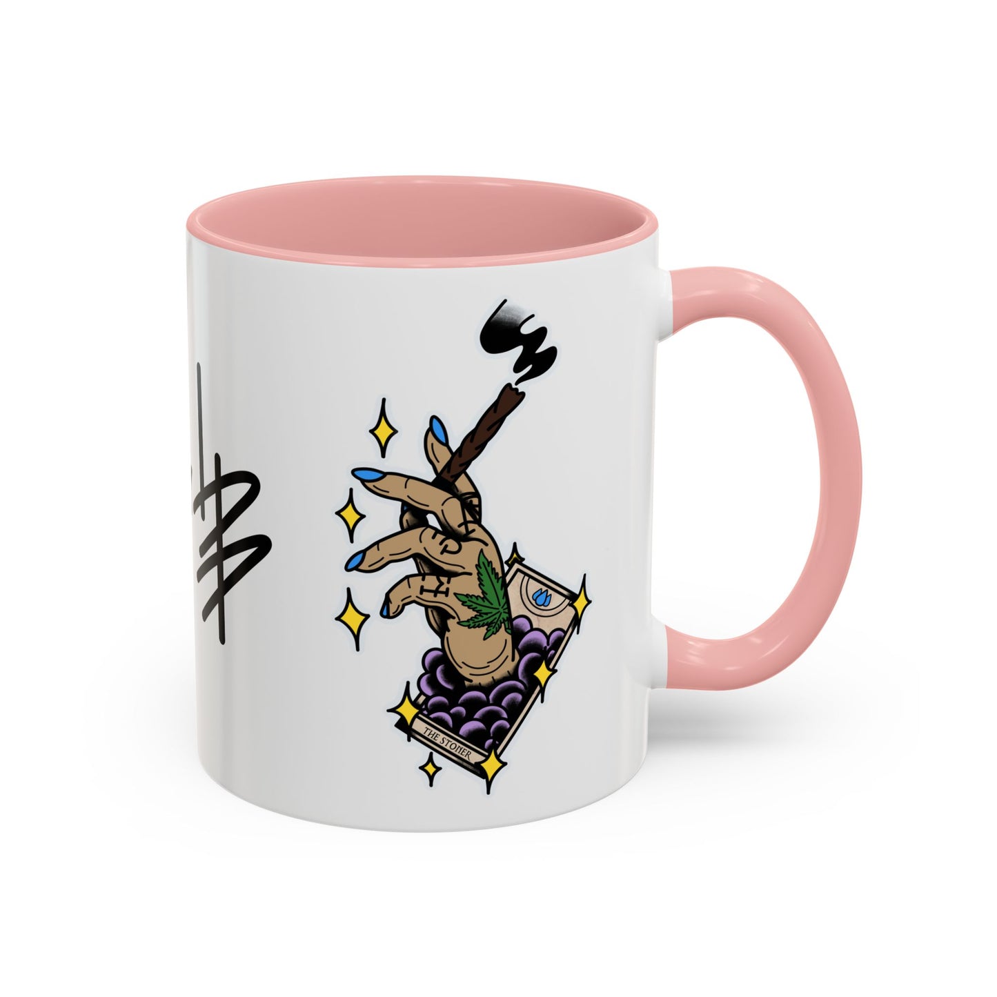 HJAR TAROT - THE STONER -  Accent Coffee Mug, 11oz