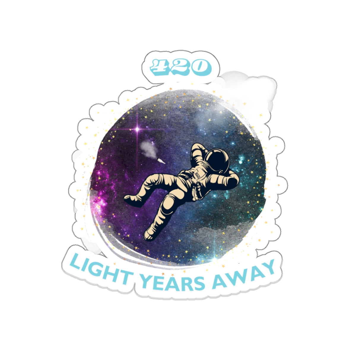 420 LIGHT YEARS - Cut Stickers