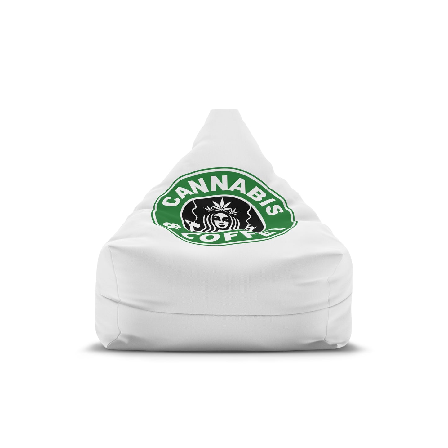 Cannabis + Coffee Bean Bag Chair Cover