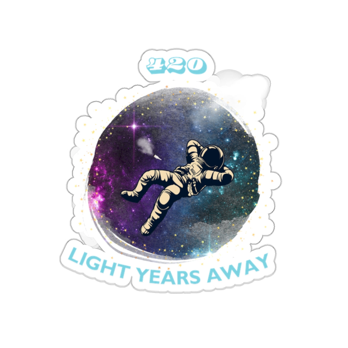 420 LIGHT YEARS - Cut Stickers