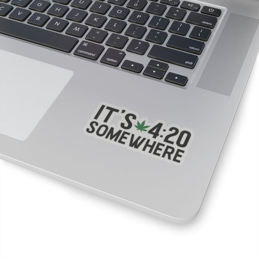 420 Somewhere Kiss-Cut Stickers