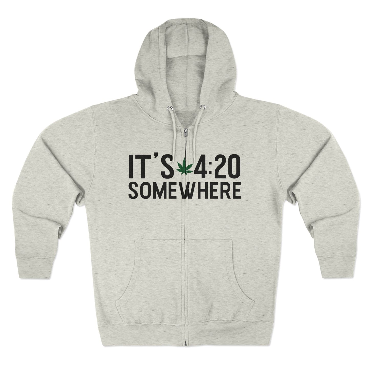 420 Somewhere Unisex Zip Hoodie