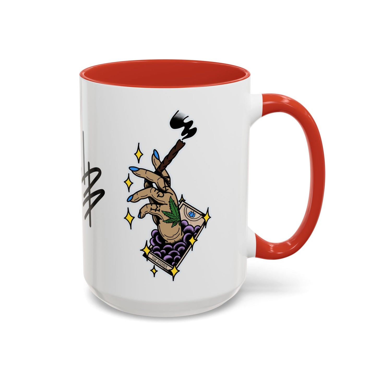 HJAR TAROT - THE STONER -  Accent Coffee Mug, 11oz