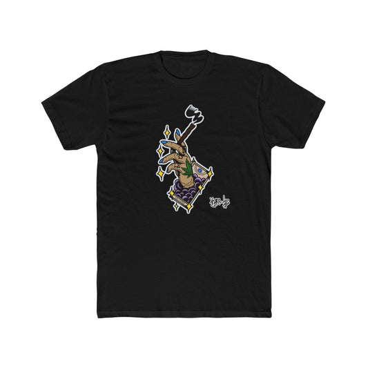 HJAR TAROT - THE STONER - Men's Cotton Crew Tee