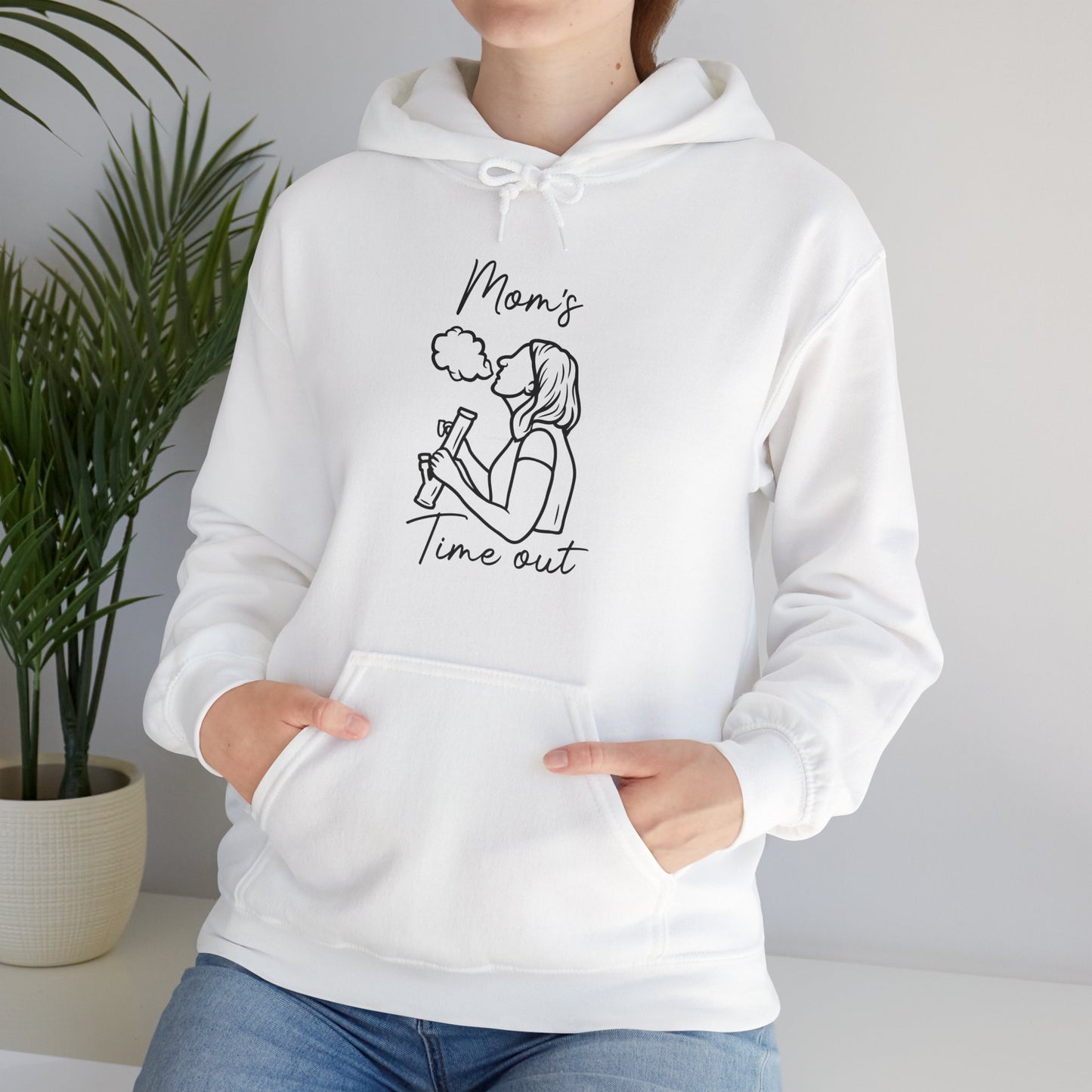 MOM'S TIME OUT - Unisex Heavy Blend™ Hooded Sweatshirt