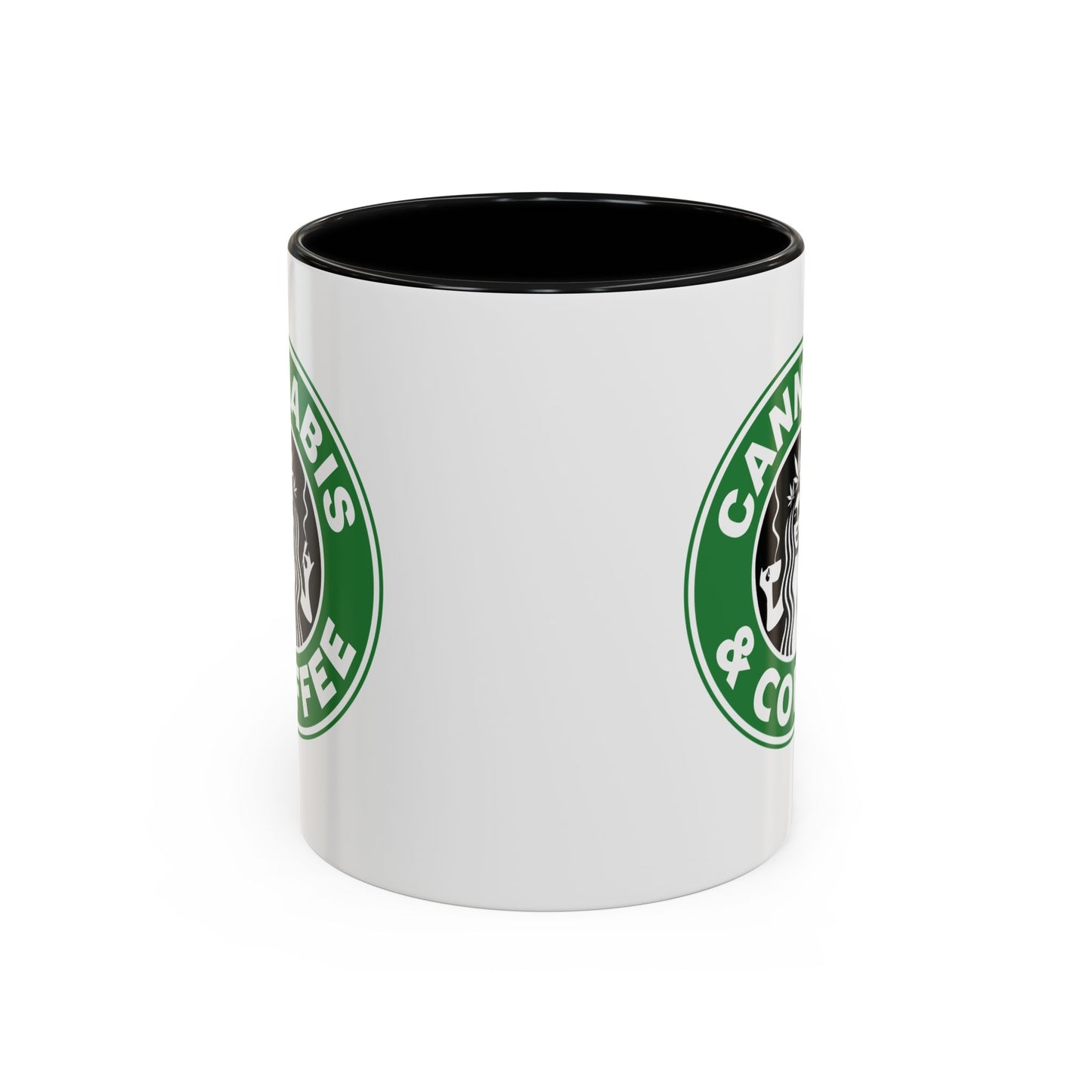 Cannabis + Coffee Accent Coffee Mug, 11oz