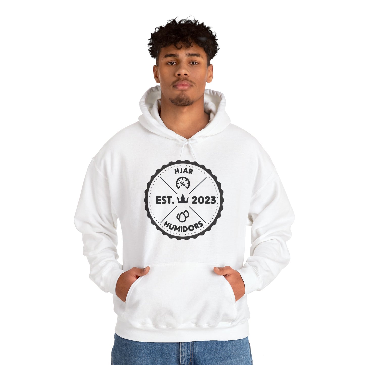 HJAR EMBLEM - Unisex Heavy Blend™ Hooded Sweatshirt