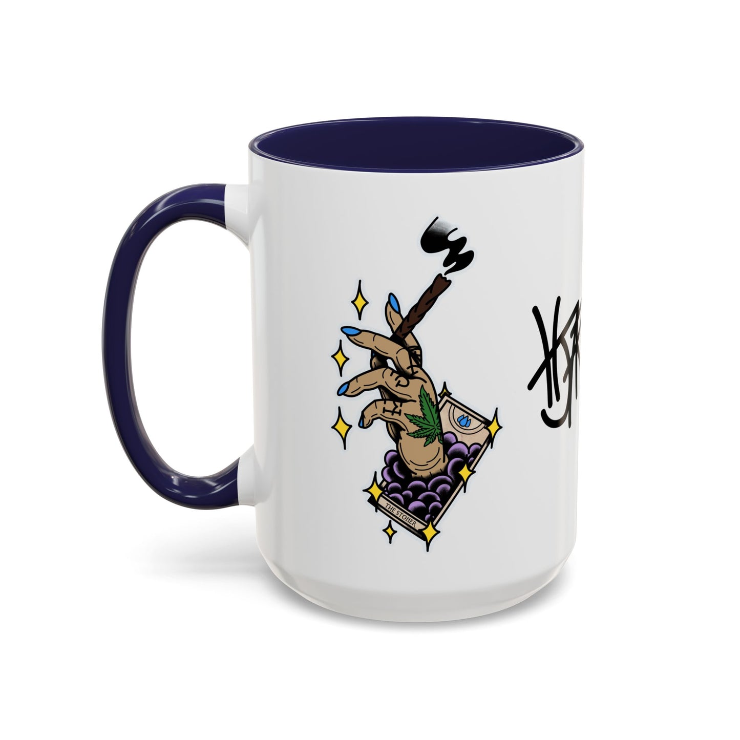 HJAR TAROT - THE STONER -  Accent Coffee Mug, 11oz