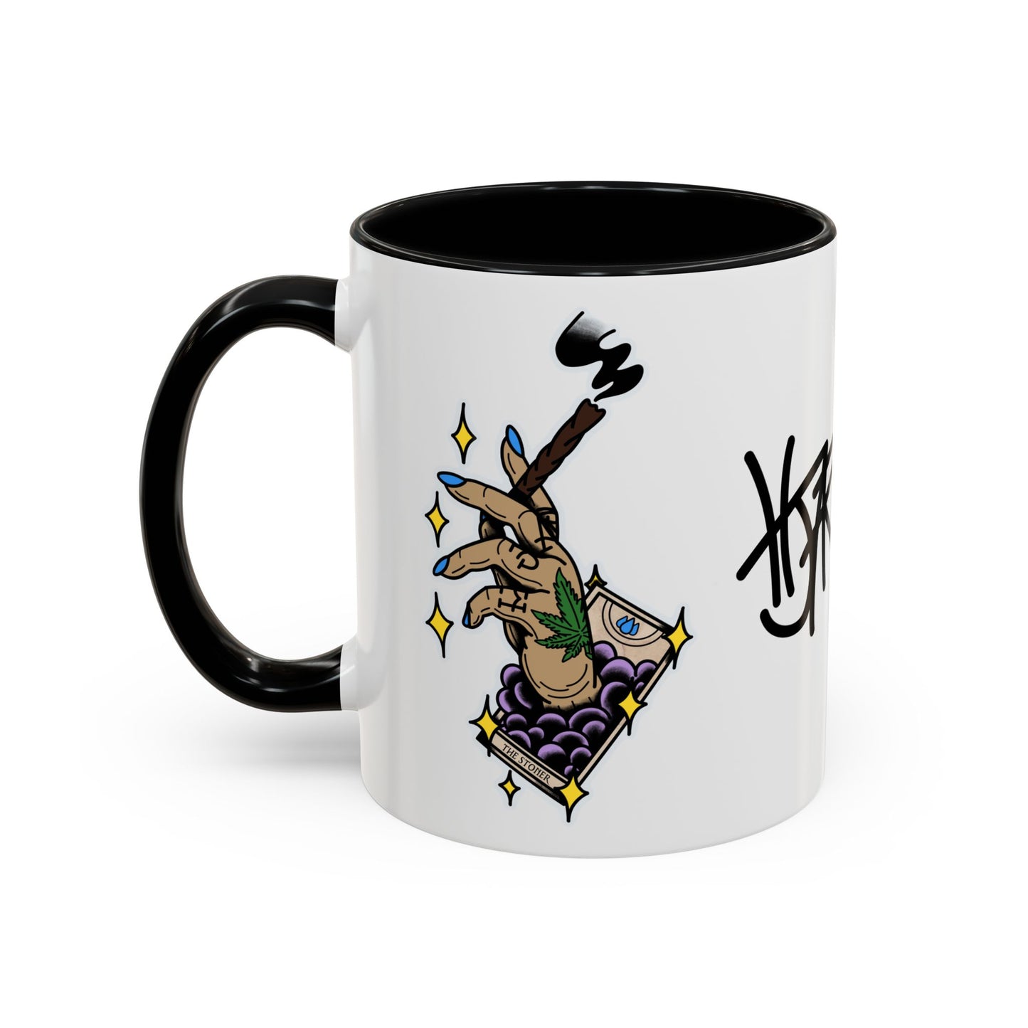 HJAR TAROT - THE STONER -  Accent Coffee Mug, 11oz