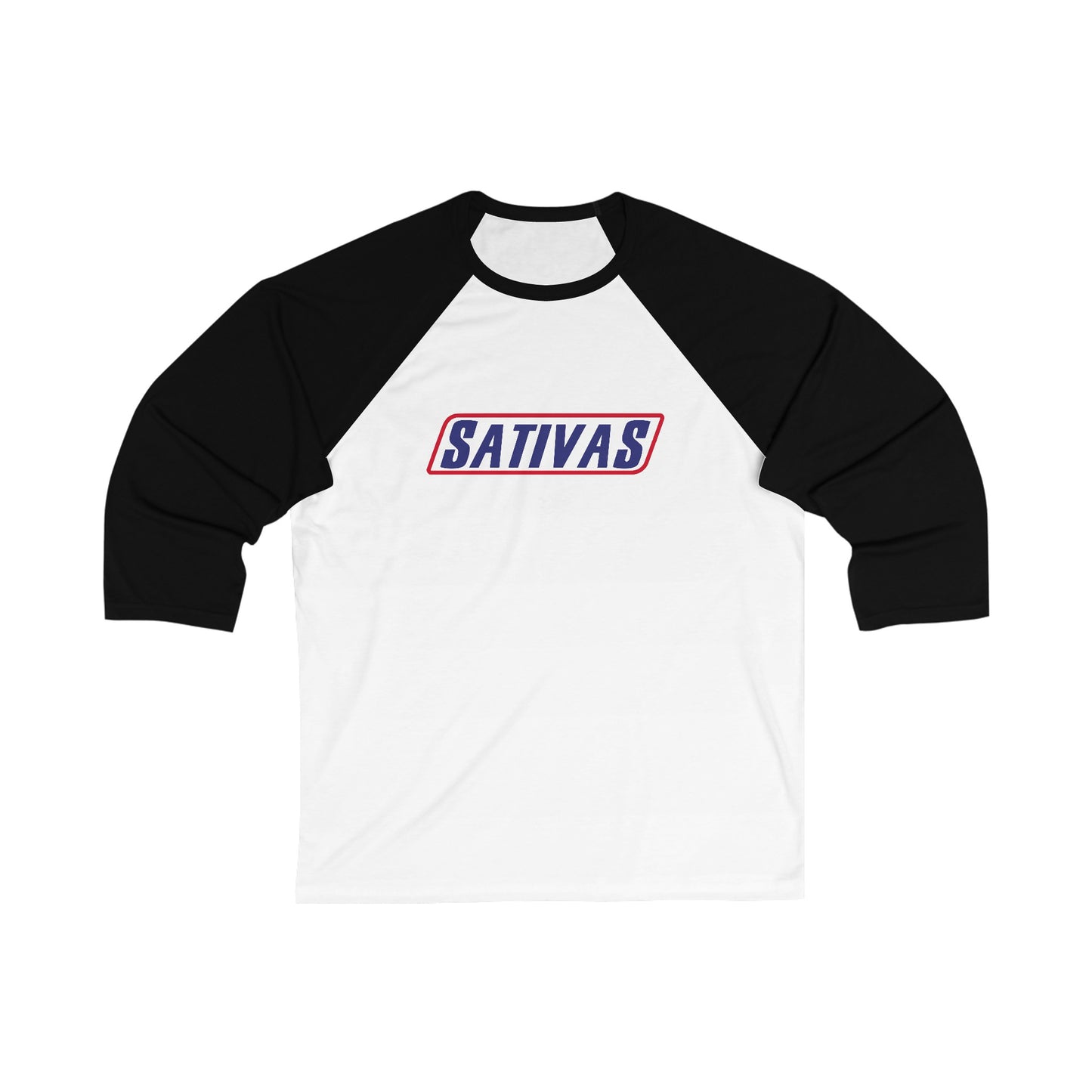 Sativas Unisex 3\4 Sleeve Baseball Tee