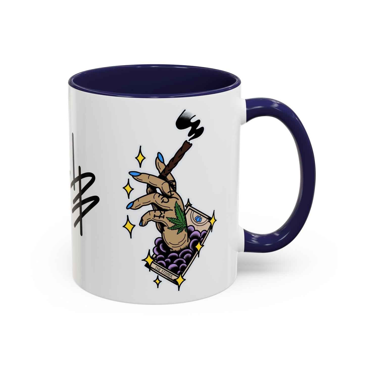 HJAR TAROT - THE STONER -  Accent Coffee Mug, 11oz