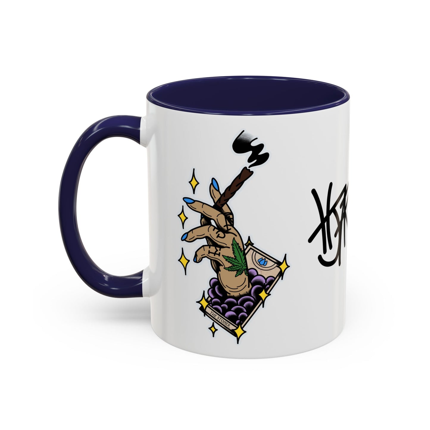 HJAR TAROT - THE STONER -  Accent Coffee Mug, 11oz