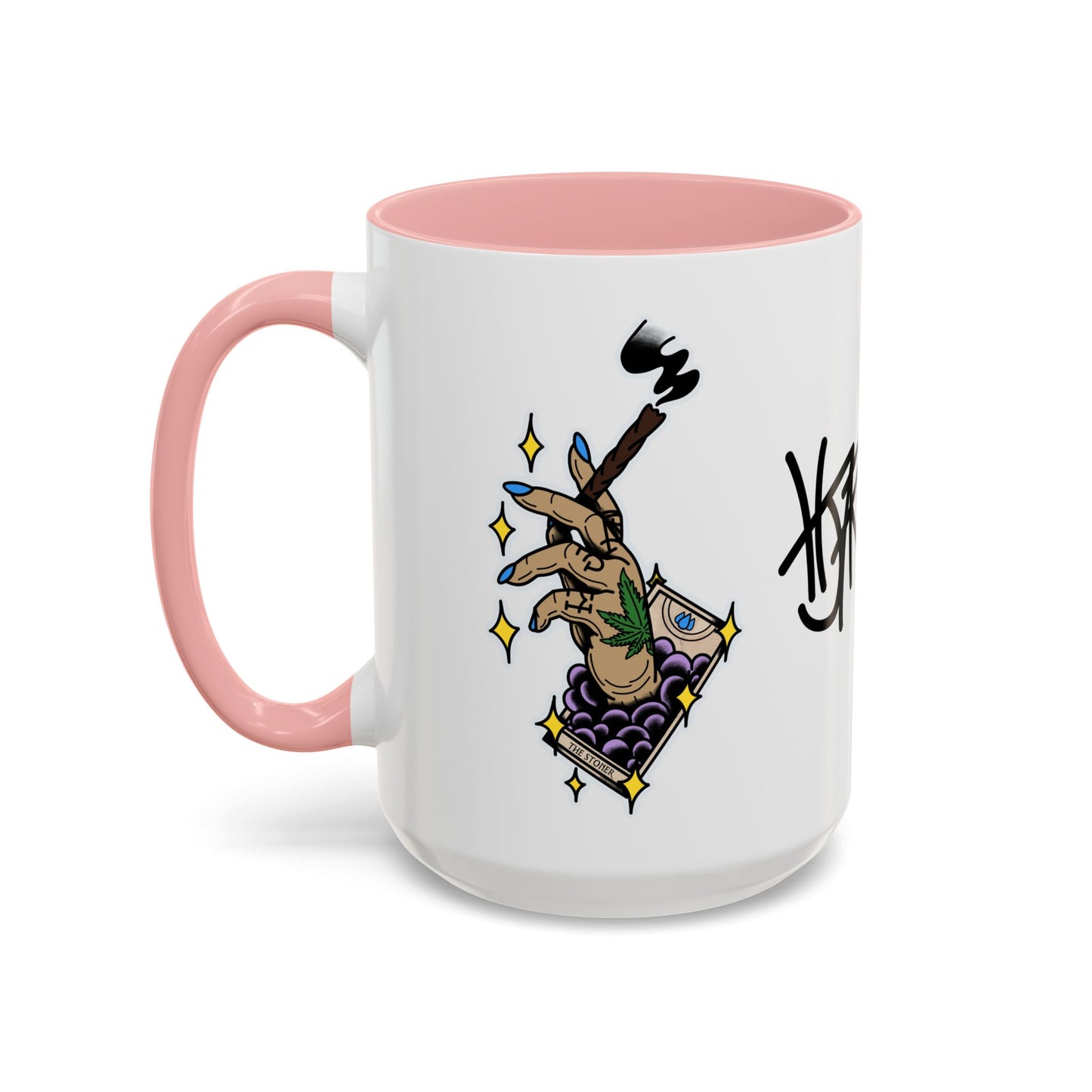 HJAR TAROT - THE STONER -  Accent Coffee Mug, 11oz