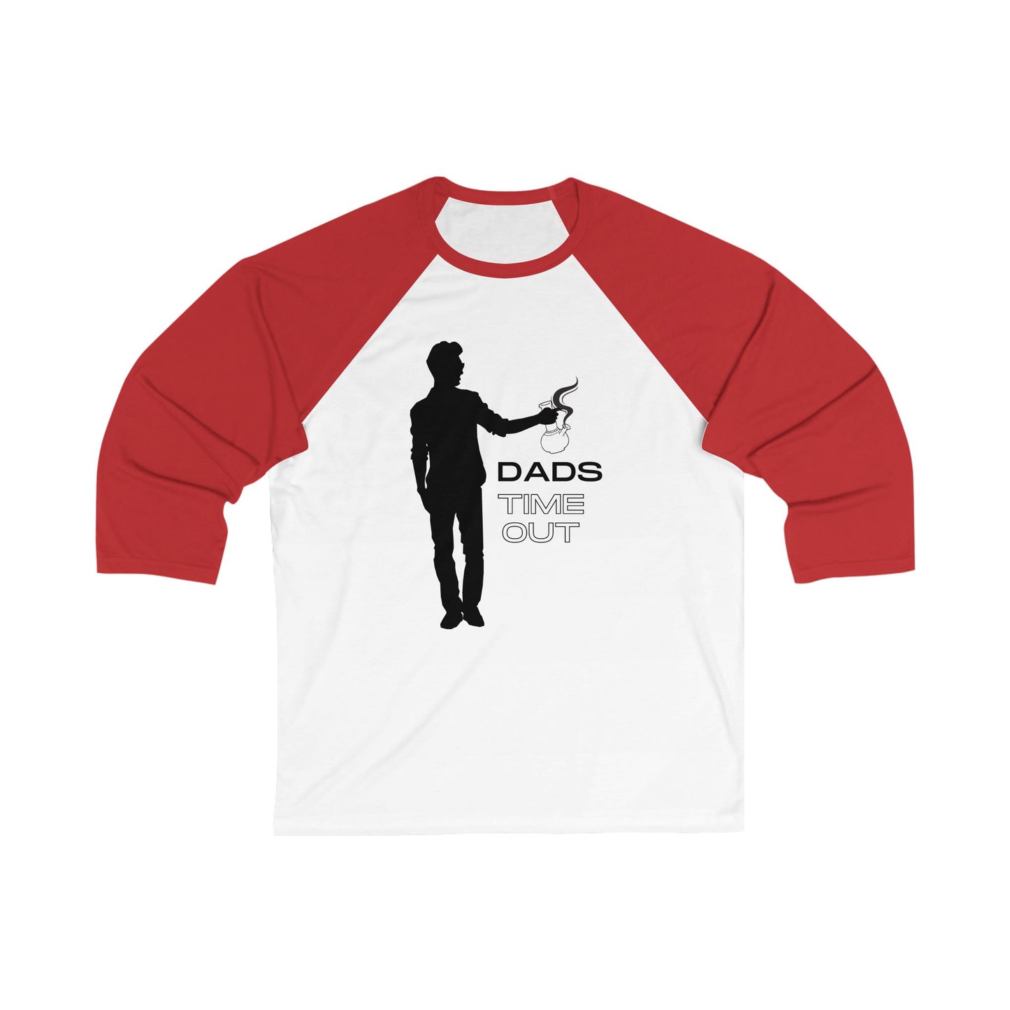 DAD'S TIME OUT - Unisex 3\4 Sleeve Baseball Tee