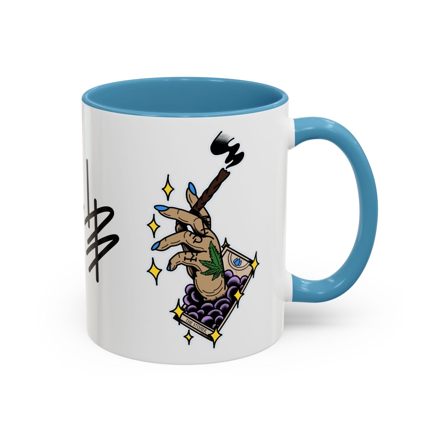 HJAR TAROT - THE STONER -  Accent Coffee Mug, 11oz