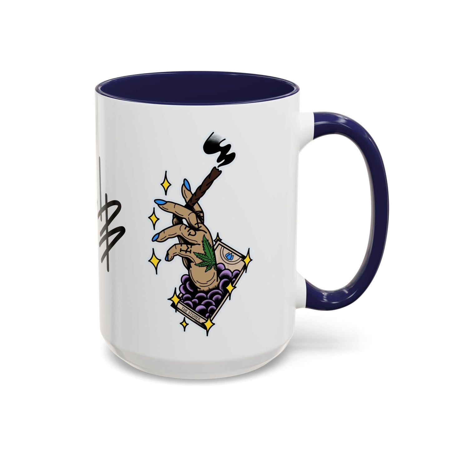 HJAR TAROT - THE STONER -  Accent Coffee Mug, 11oz