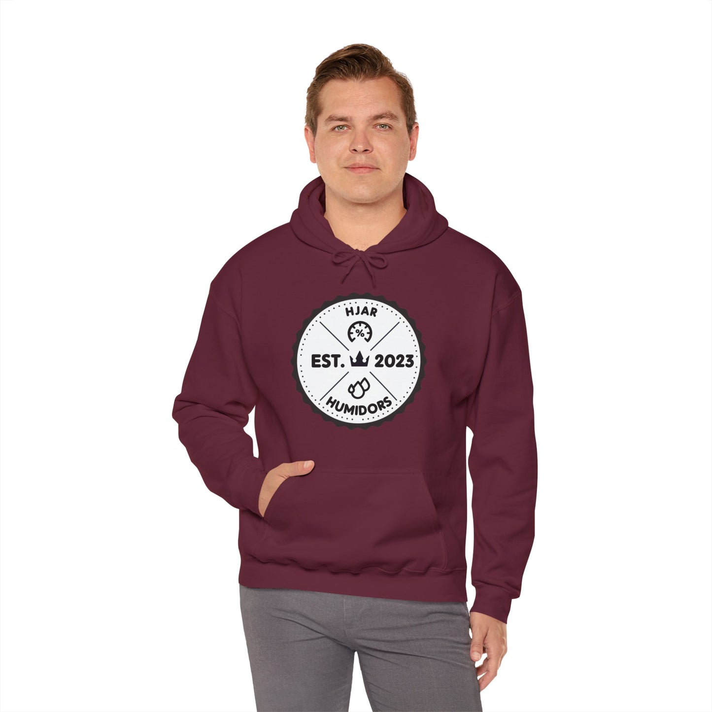 HJAR EMBLEM - Unisex Heavy Blend™ Hooded Sweatshirt