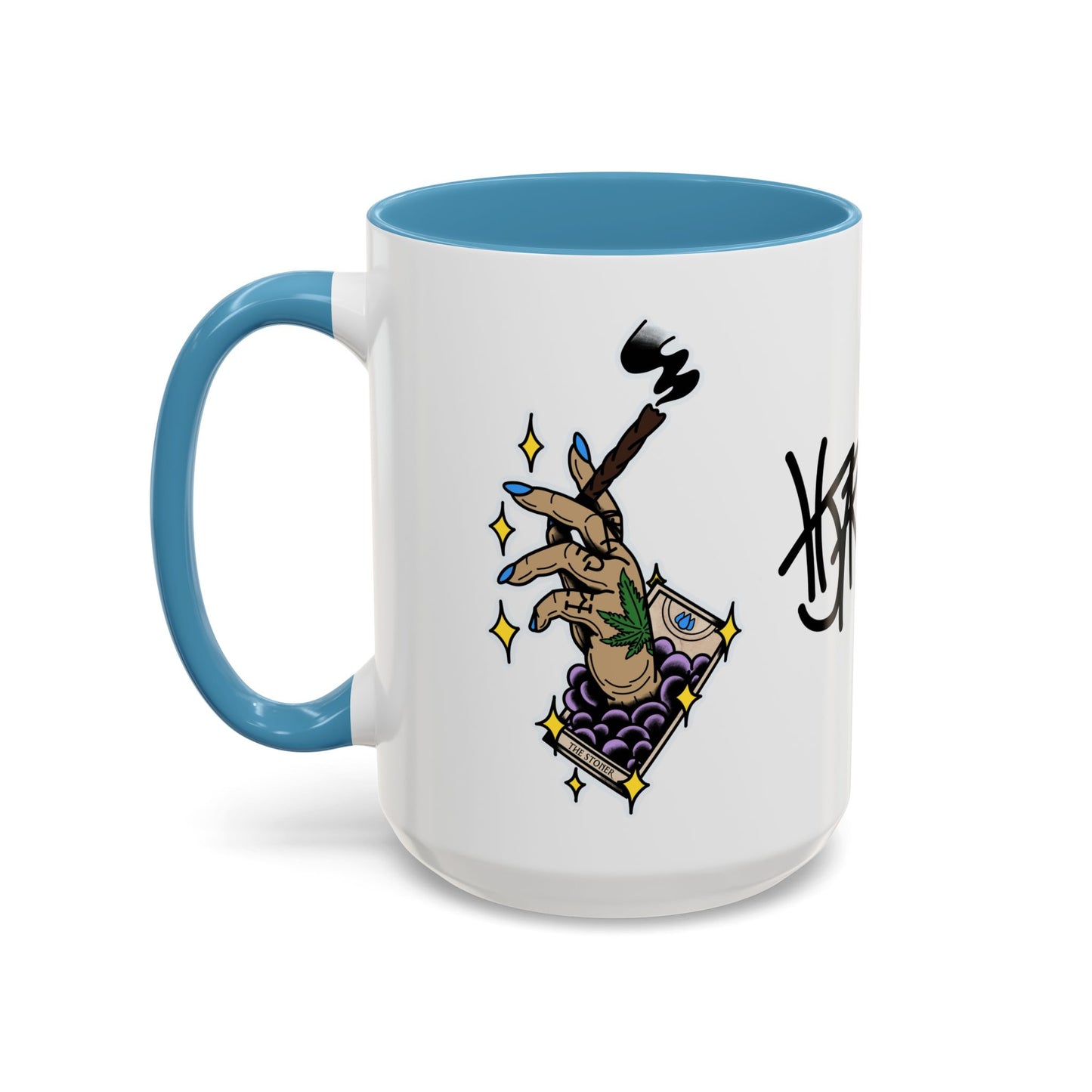 HJAR TAROT - THE STONER -  Accent Coffee Mug, 11oz