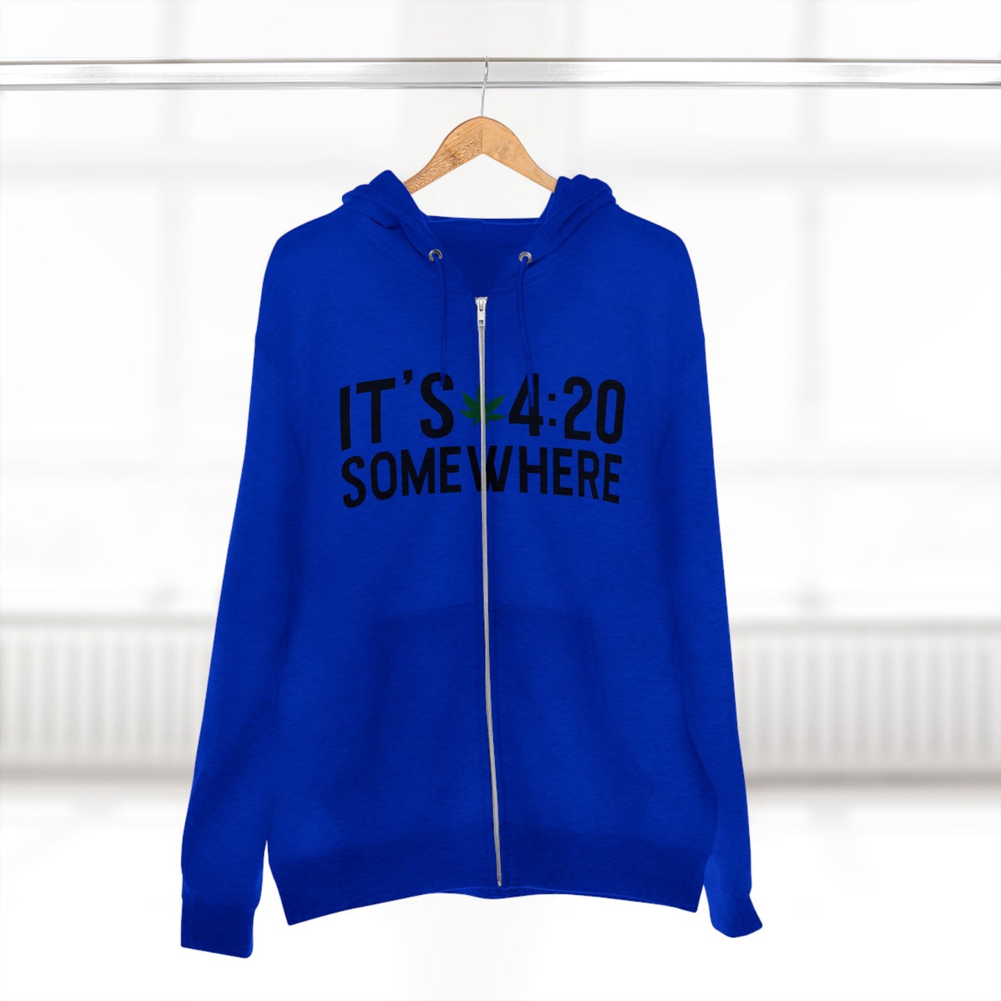 420 Somewhere Unisex Zip Hoodie