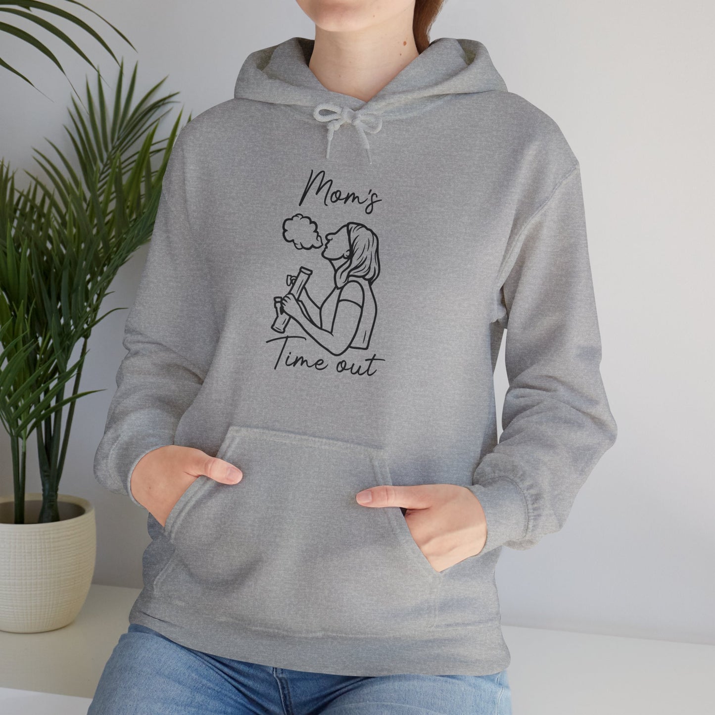 MOM'S TIME OUT - Unisex Heavy Blend™ Hooded Sweatshirt