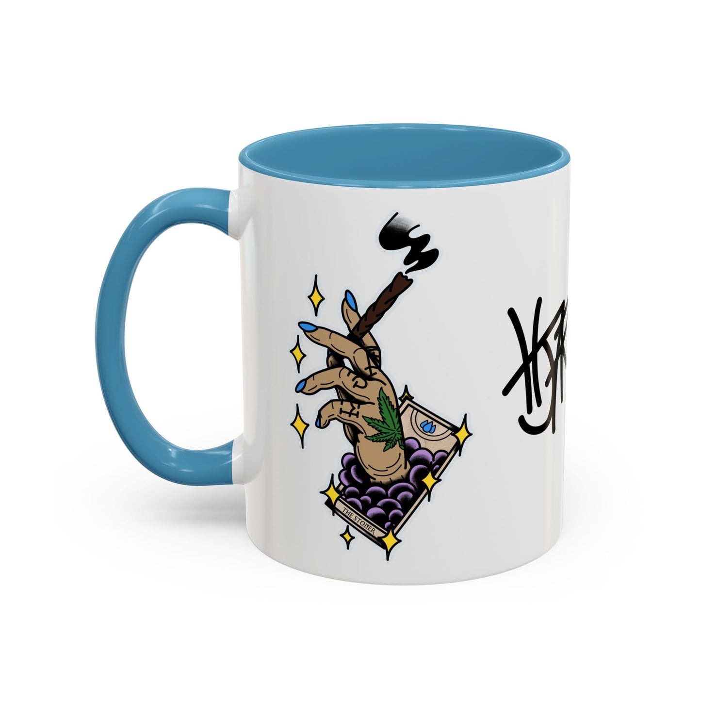 HJAR TAROT - THE STONER -  Accent Coffee Mug, 11oz