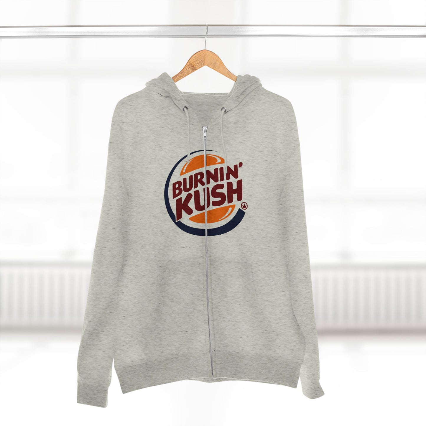 Burnin' Kush Unisex Zip Hoodie