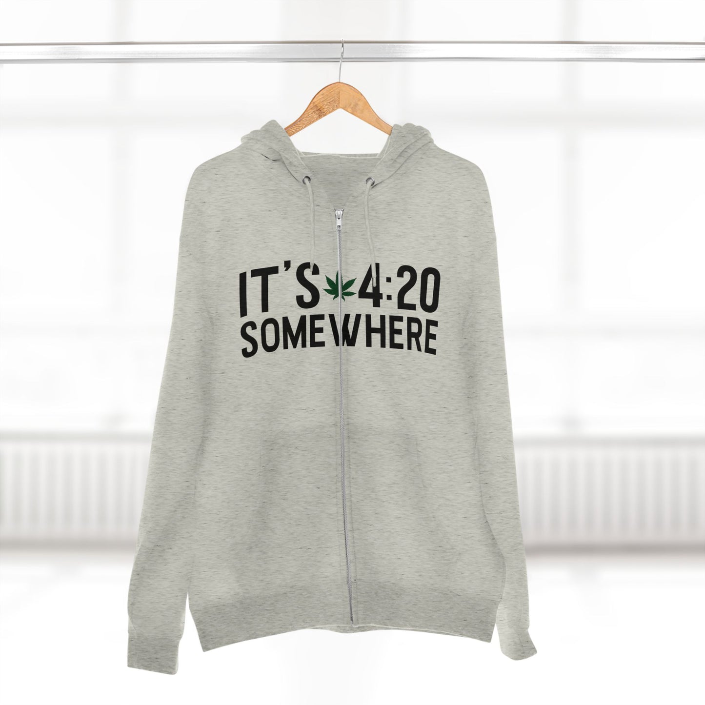 420 Somewhere Unisex Zip Hoodie