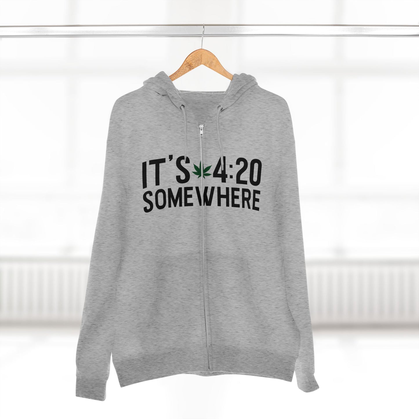 420 Somewhere Unisex Zip Hoodie