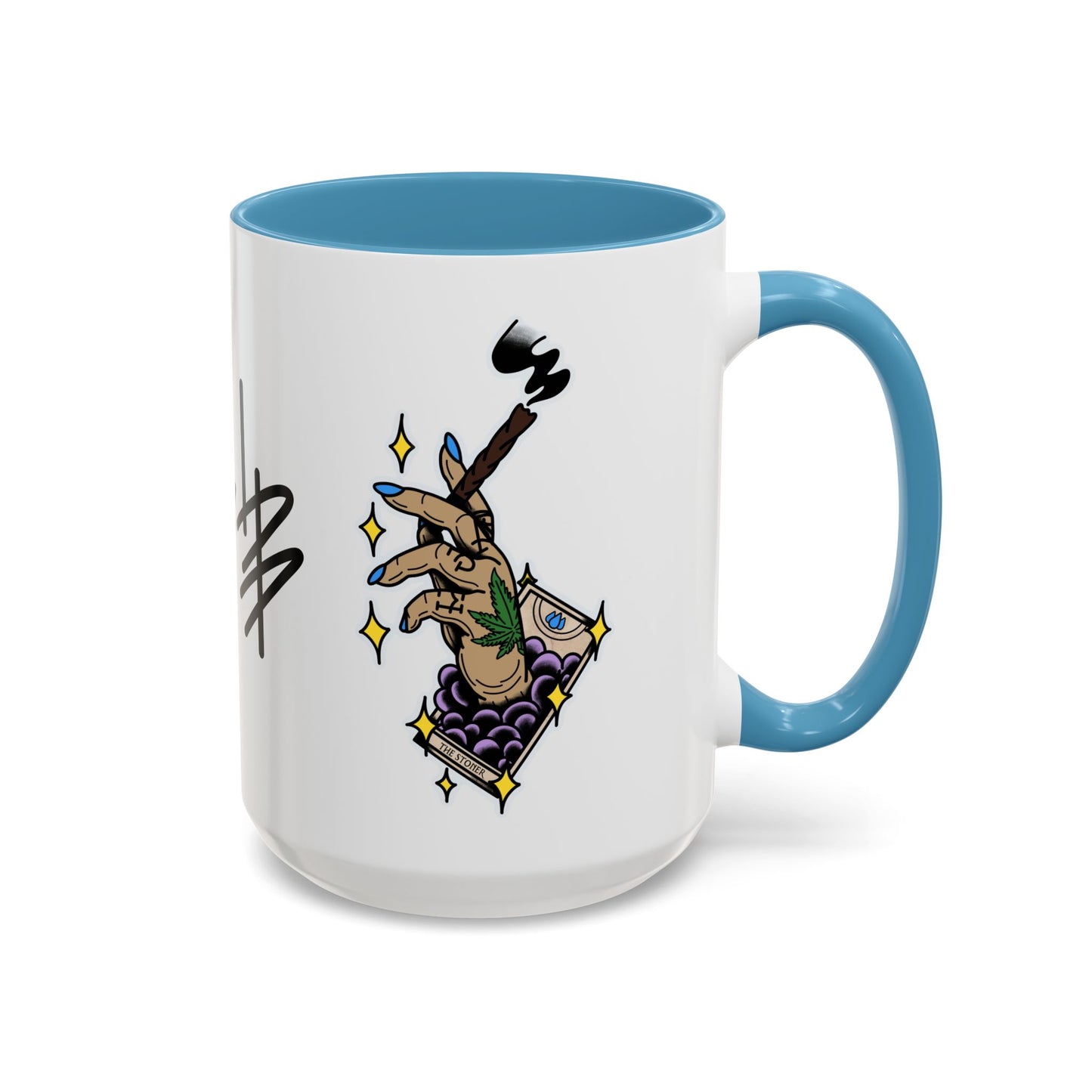 HJAR TAROT - THE STONER -  Accent Coffee Mug, 11oz