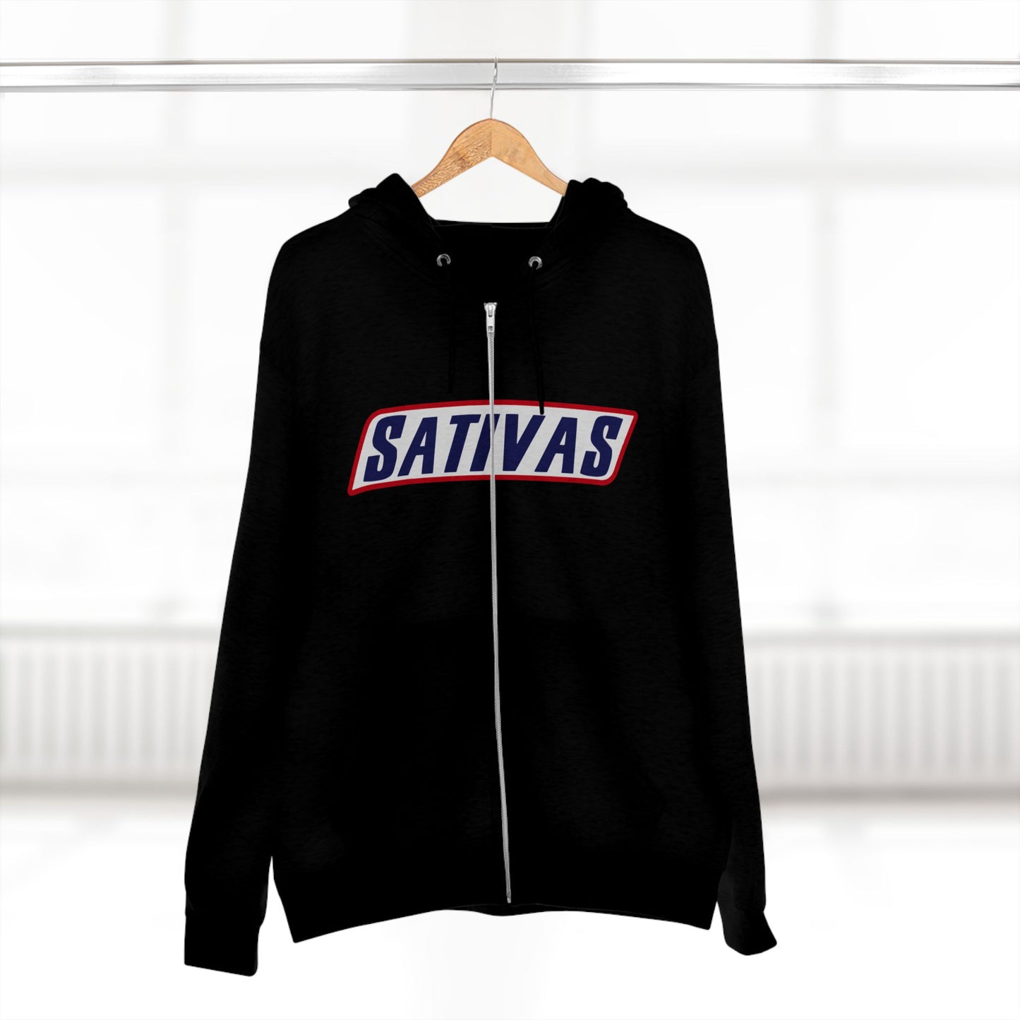 Sativas Unisex Zip Hoodie