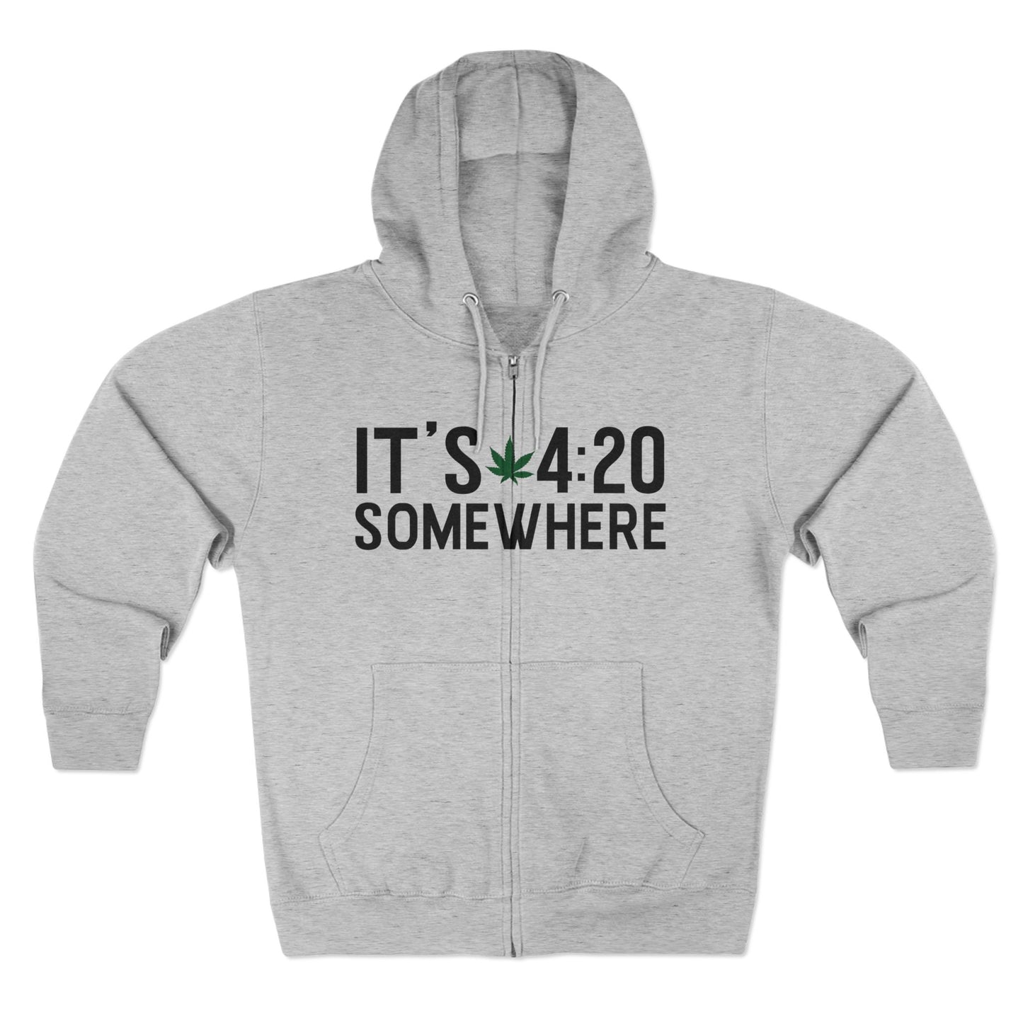 420 Somewhere Unisex Zip Hoodie