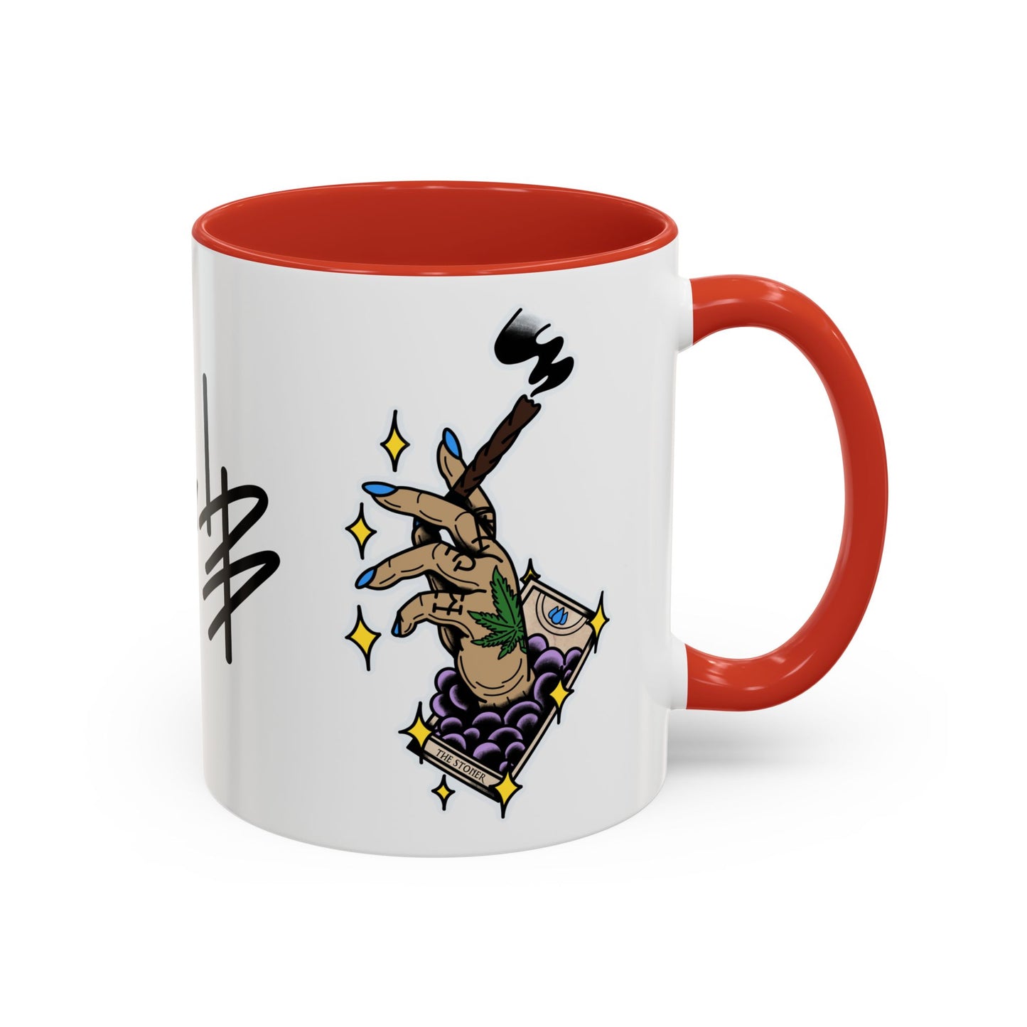 HJAR TAROT - THE STONER -  Accent Coffee Mug, 11oz