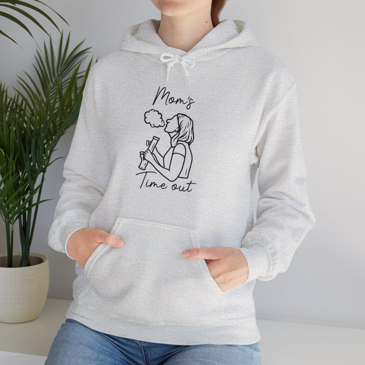 MOM'S TIME OUT - Unisex Heavy Blend™ Hooded Sweatshirt