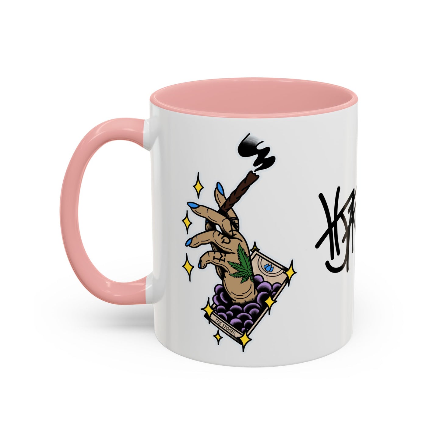 HJAR TAROT - THE STONER -  Accent Coffee Mug, 11oz